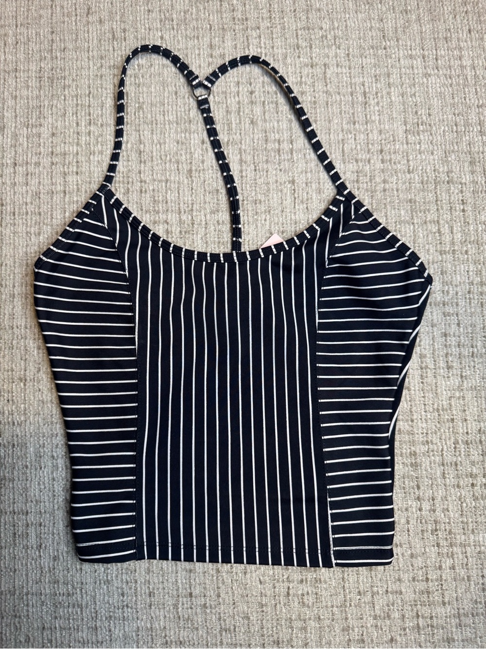 Victoria's Secret Navy & White Striped Racerback Cami